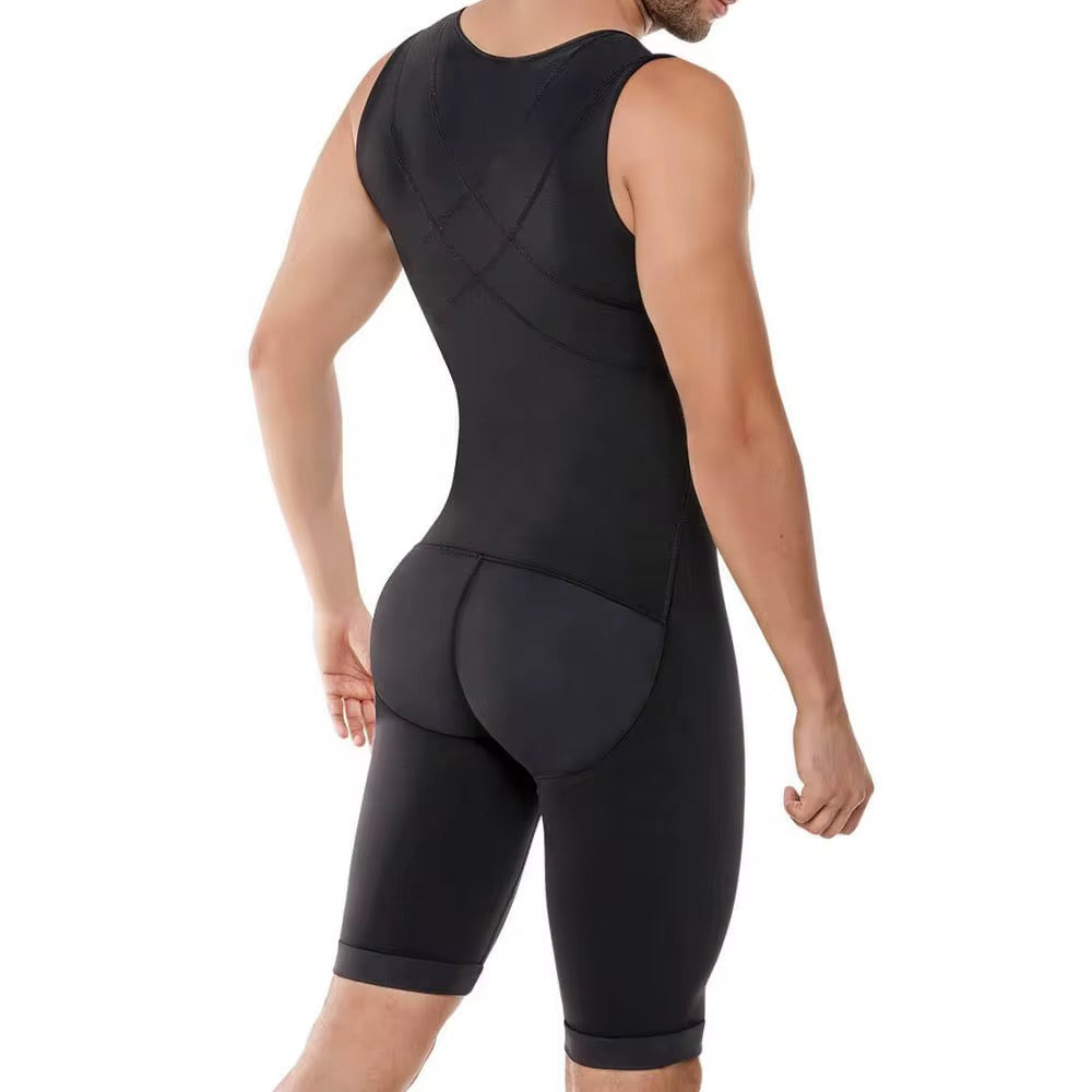 Skin Pretty SculptMen™ Full Body Suit (Knee-Length Edition) Maximum control. Maximum transformation