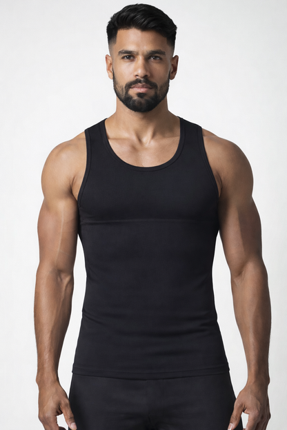SculptMen™ Compression Tank - Blue