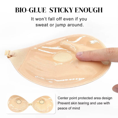 Skin Pretty Backless Lift Cups w/Straps