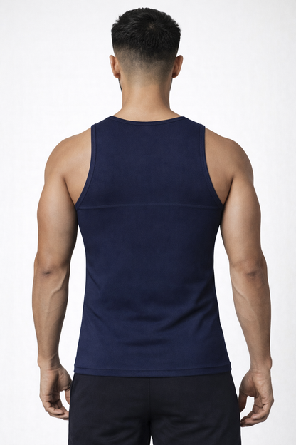 SculptMen™ Compression Tank - Blue