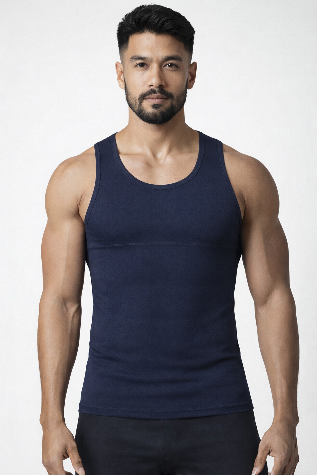 SculptMen™ Compression Tank - Blue