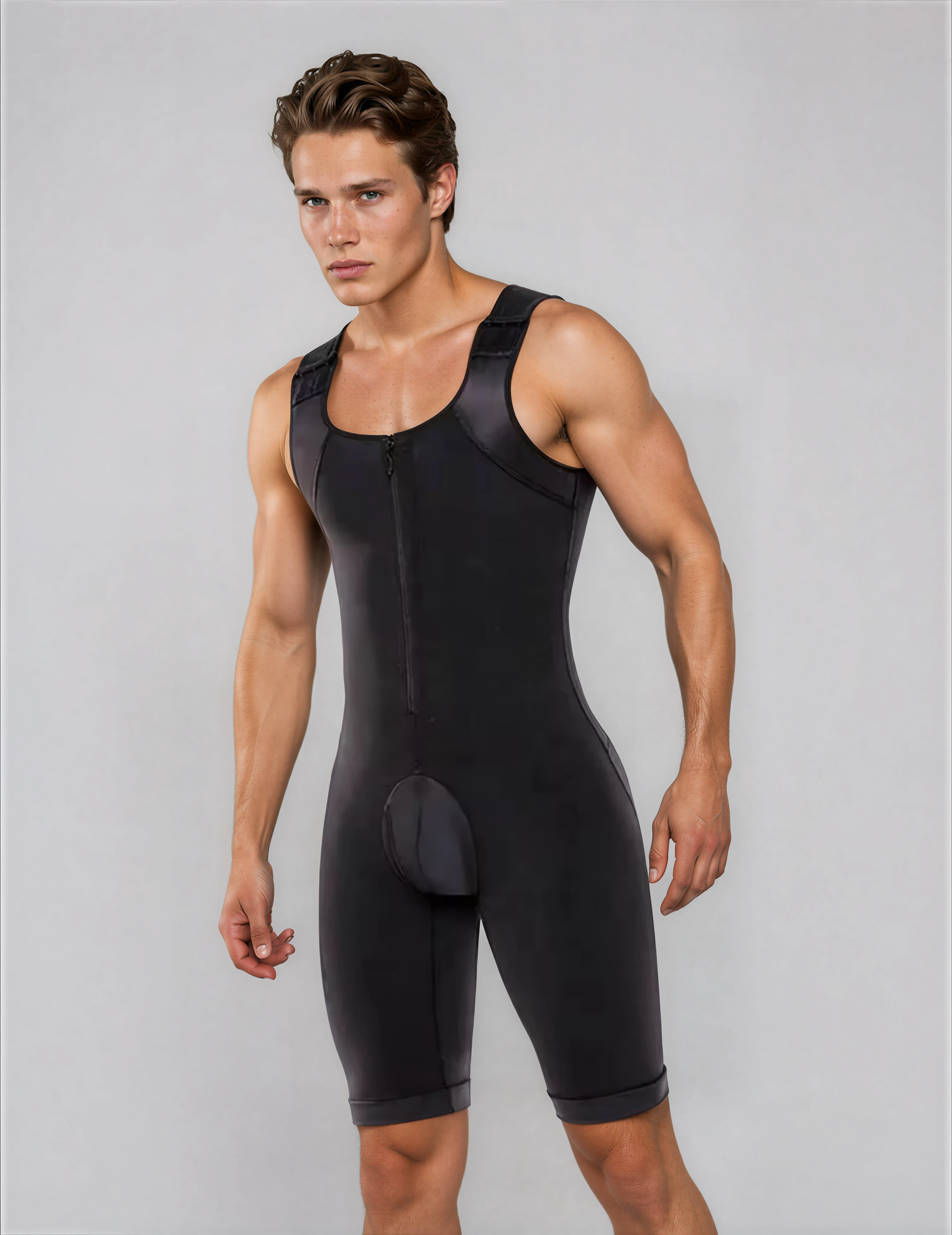 Skin Pretty SculptMen™ Full Body Suit (Knee-Length Edition) Maximum control. Maximum transformation