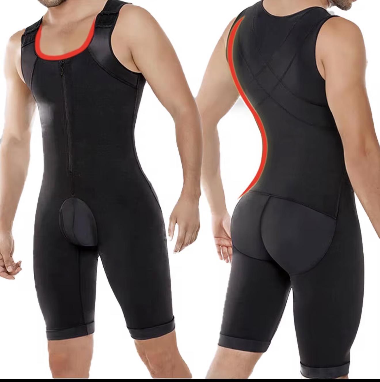 Skin Pretty SculptMen™ Full Body Suit (Knee-Length Edition) Maximum control. Maximum transformation